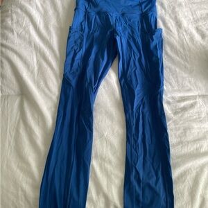 Lululemon Blue fast and free Leggings